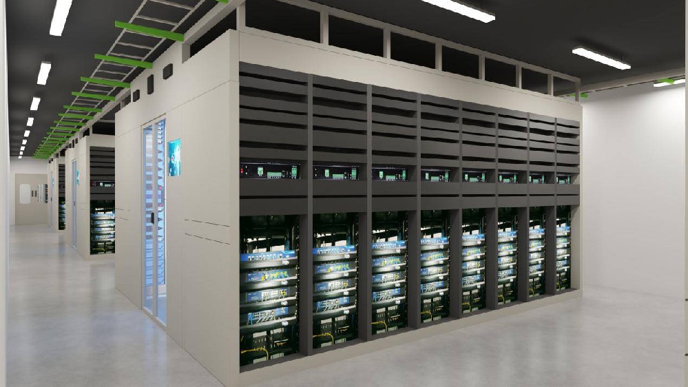 西云算力建成宁夏首个采用全自然风冷的高功率(30KW)机柜人工智能数据中心